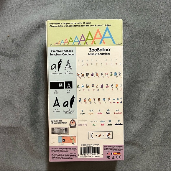 Cricut ZOOBALLOO font - Picture 5 of 16